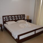 Bedroom of the 3 BR villa for rent at Calangute