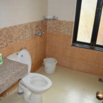 Washroom of the 3 BR villa for rent at Calangute
