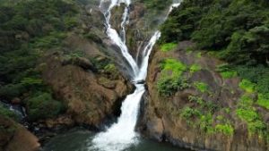 Dudhsagar Waterfalls in Goa - Pic Courtesy Source