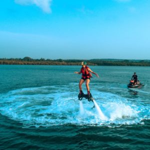 Water Sports in Goa -Fly Boarding in Goa Pic Credit Goa Travel Activities